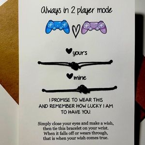 Relationship Gamer Bracelet - Always in 2 Player Mode